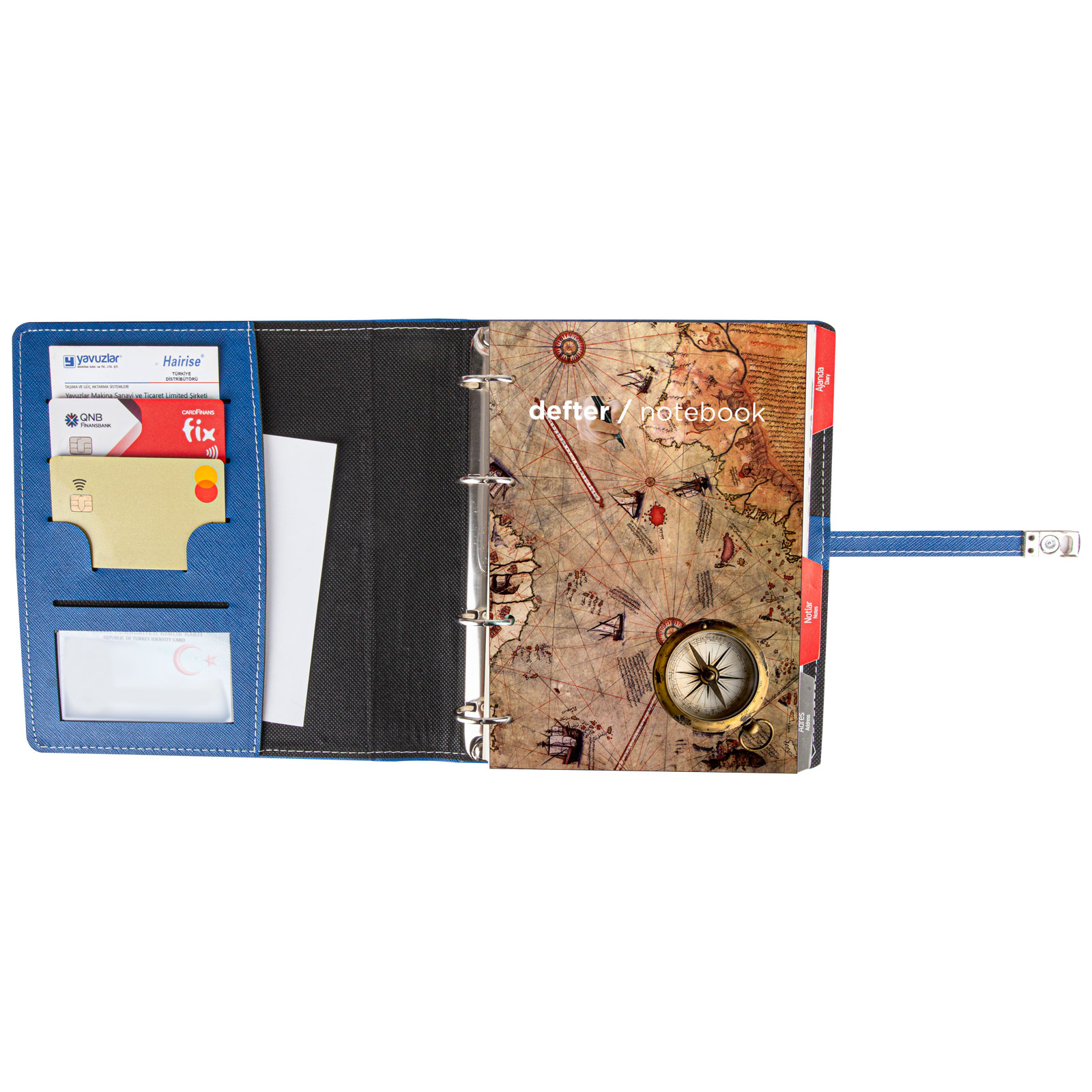 AYDINLIKEVLER KIRMIZI ORGANİZER DEFTER (18x21,5 CM)