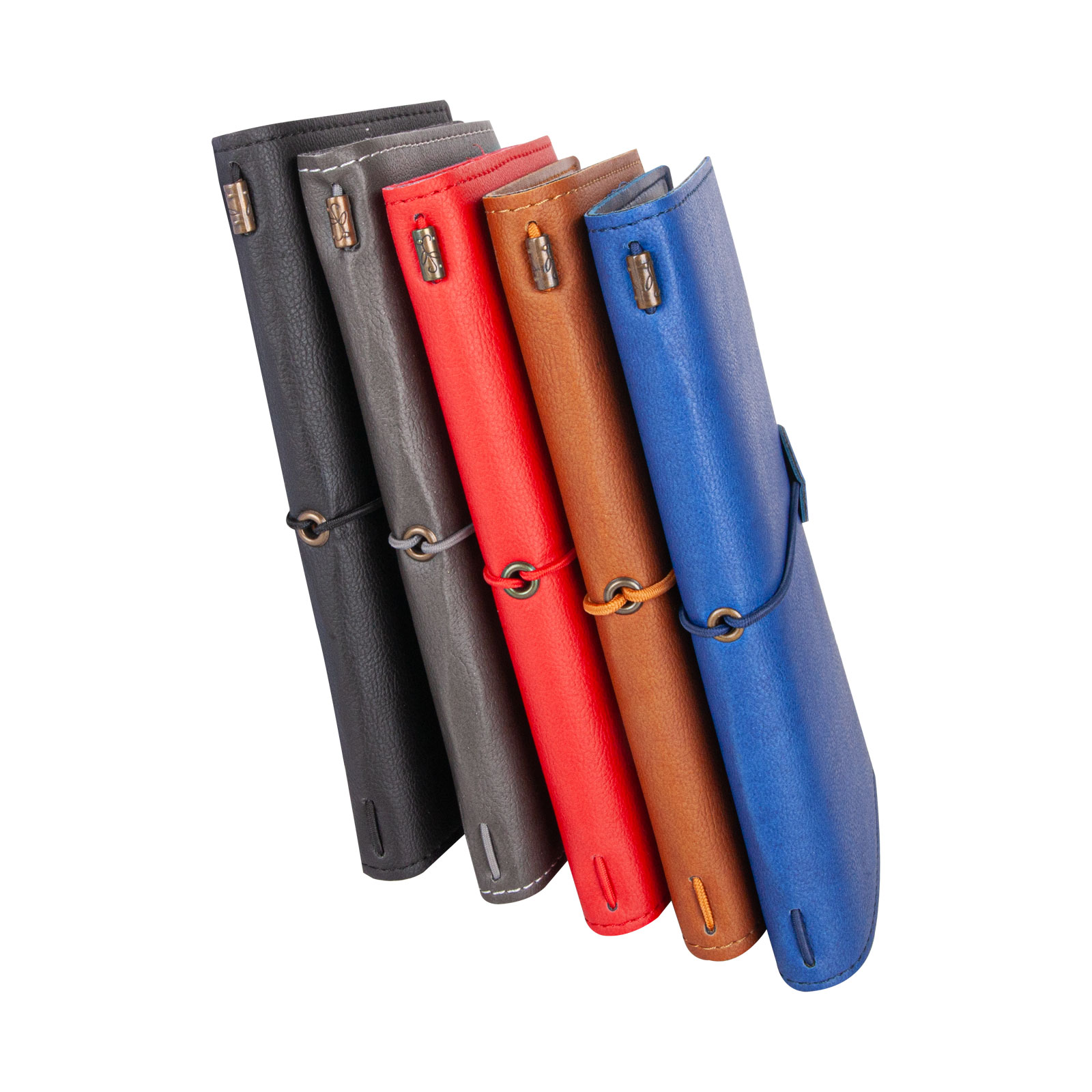 KUĞULU LACİVERT TARİHSİZ DEFTER (11,5X20 CM)