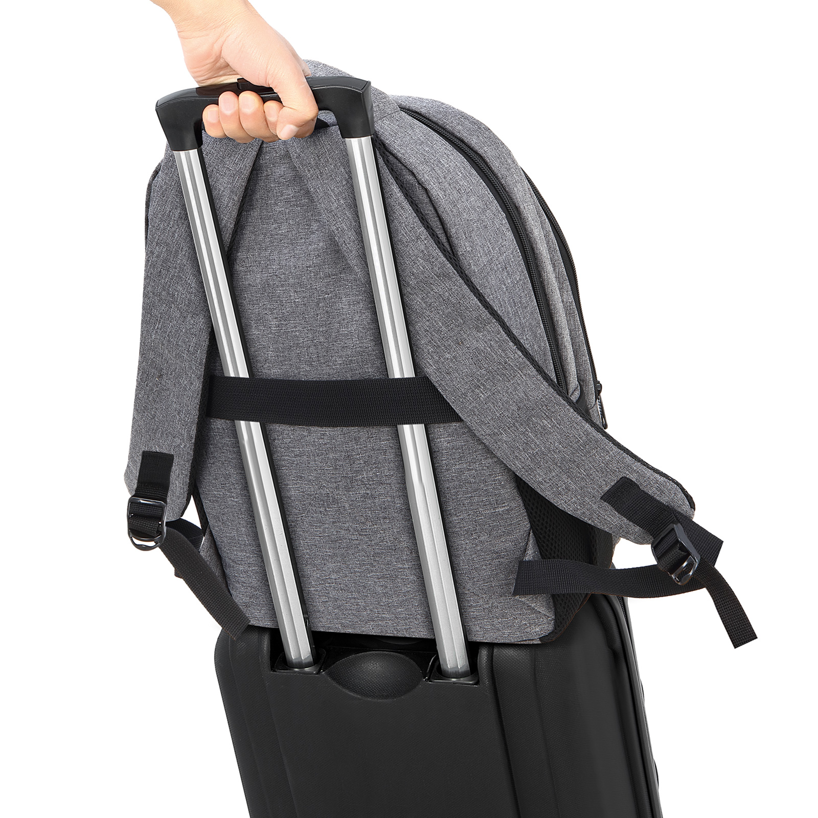 GÖÇ GRİ LAPTOP BÖLMELİ SIRT ÇANTASI