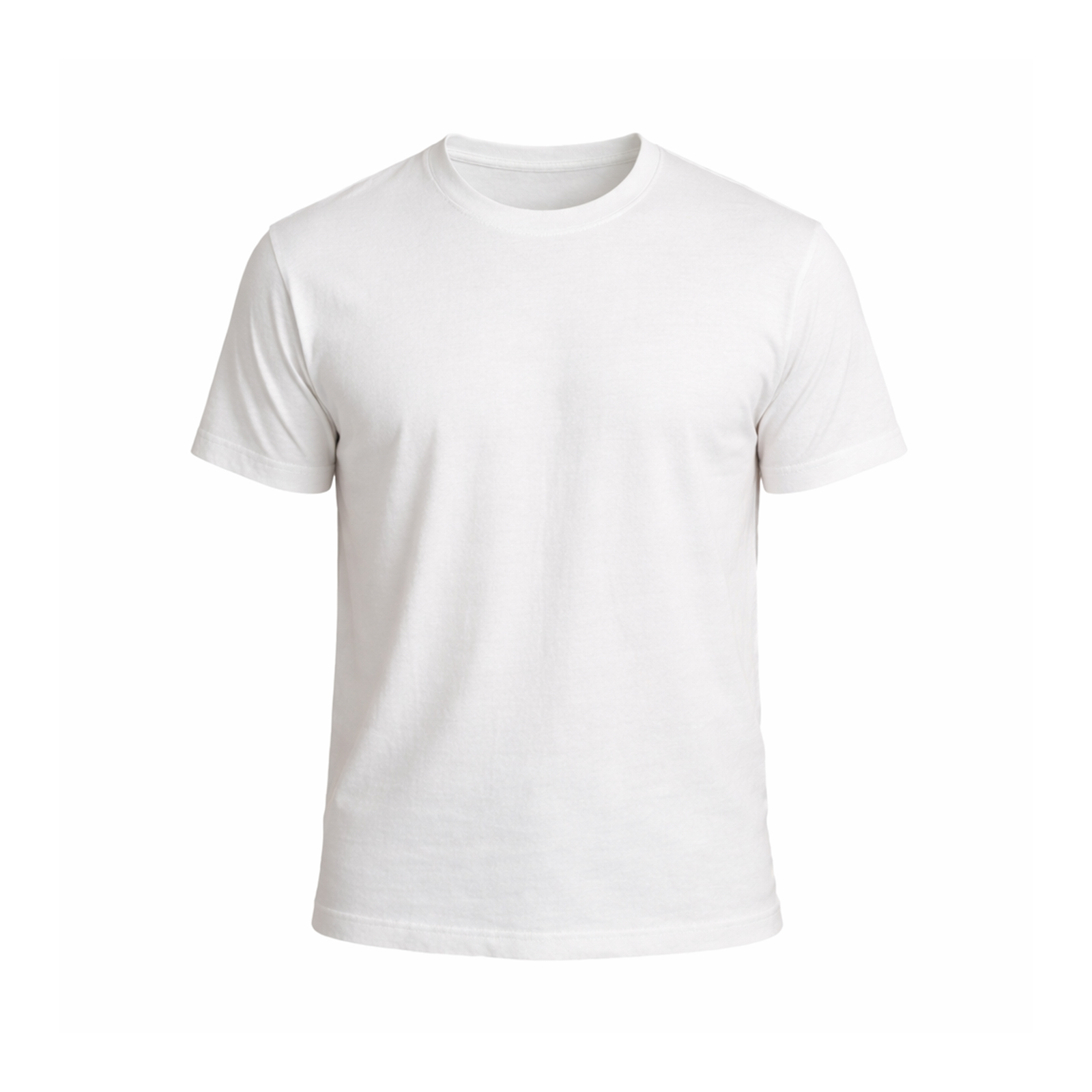 NERGİS BEYAZ SIFIR YAKA TİŞÖRT XL