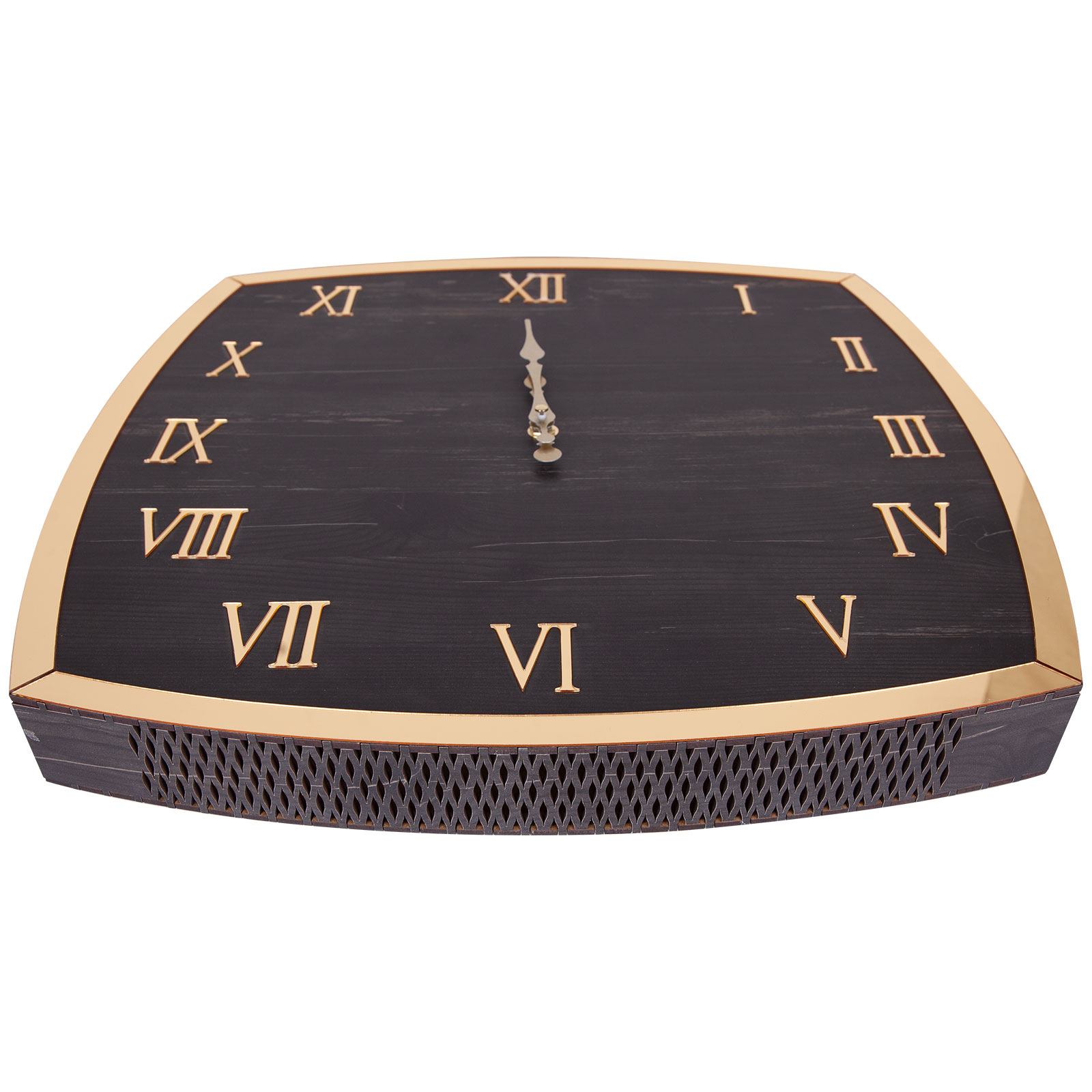 FLORA AHŞAP DUVAR SAATİ (410X410 MM)