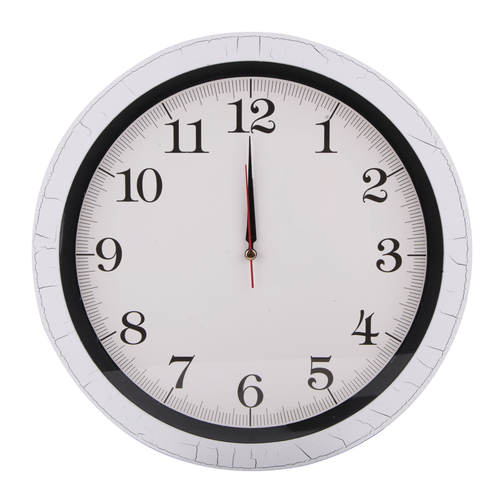 RULER208 PLASTİK KASA DUVAR SAATİ (355 MM)