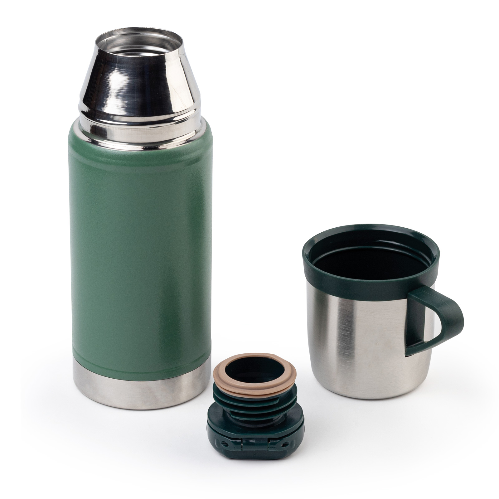 KARTEPE YEŞİL 500 ML BARDAKLI TERMOS